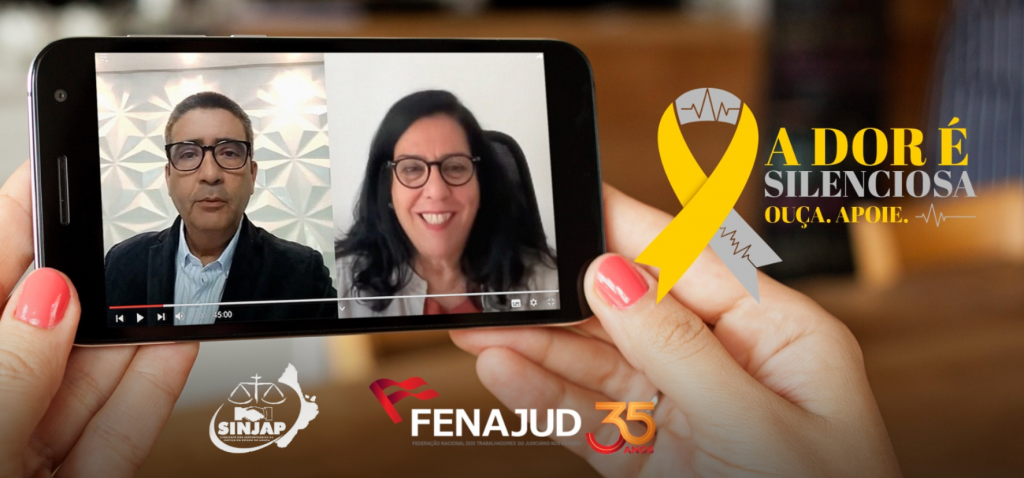 Fenajud discute Saúde Mental e Adoecimento no Judiciário em Live de Encerramento do Setembro Amarelo