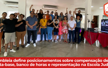Assembleia define posicionamentos sobre compensação de horas, data-base, banco de horas e representação na Escola Judicial