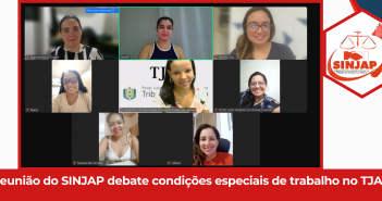 Reunião do SINJAP debate condições especiais de trabalho no TJAP
